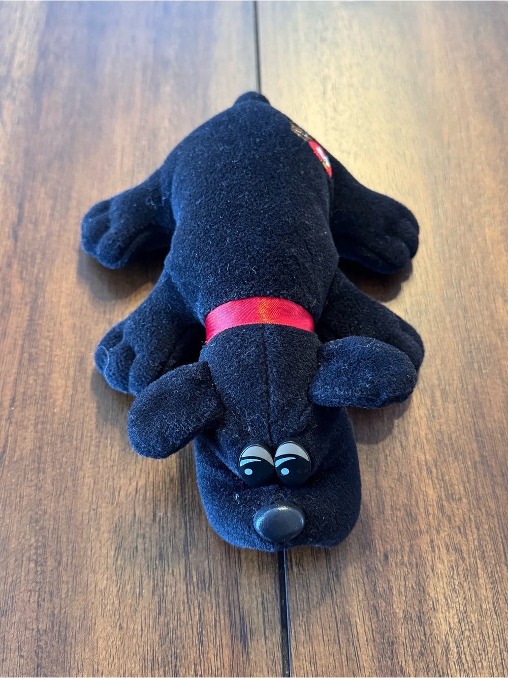 Tonka Vintage 1986 Black Red‎ Collar Pound Puppy Plush